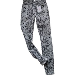 GOOD AMERICAN Good Waist Snake Print 9.5"High Rise Skinny NEW Jeans Sz 00/24